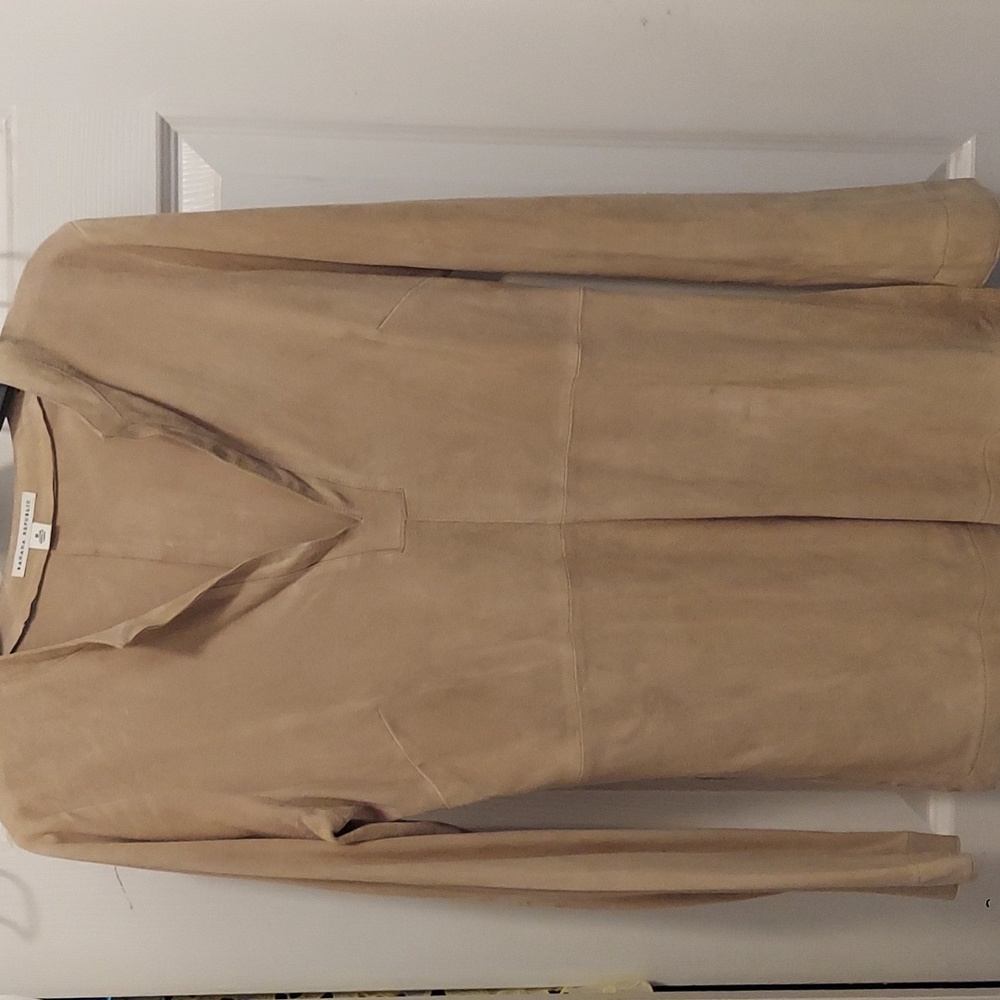 Banana Republic suede leather tunic100percent genuine leathersz8